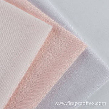 Permanent Fireproof cotton spandex blend knitted fabric